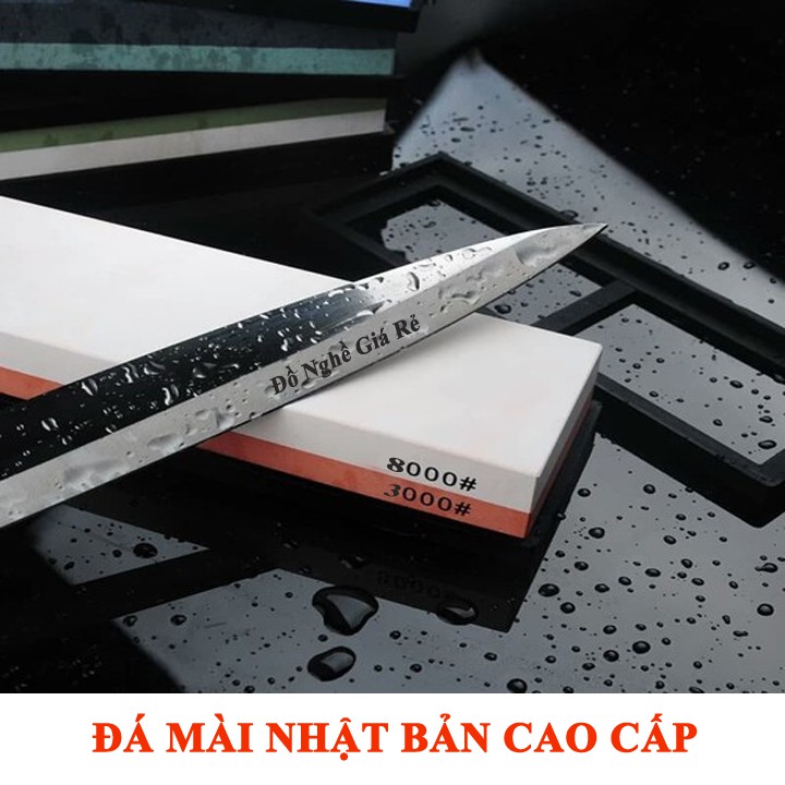 [LOẠI TỐT] Đá Mài Dao Nhật 1000/3000/8000 - Đá Bùn Mài Dao 2 Mặt Siêu Mịn Dụng Cụ Nhà Bếp Cao Cấp